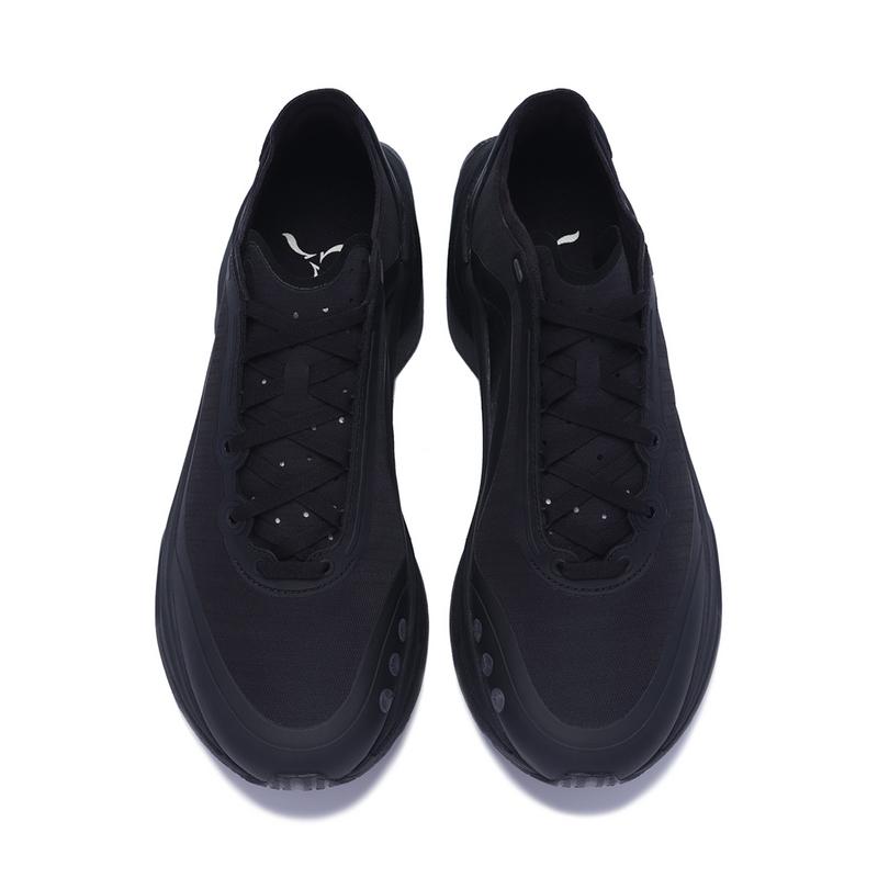 Li-Ning 1990 Классическая серия Shadow Легкие Износостойкие Отскок Низкий верх Повседневная обувь Мужские кроссовки Черный ALFV009-2