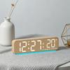 High-value desk clock, living room ornament, LED electronic clock pendulum table type, advanced sense silent alarm clock 1801-1801