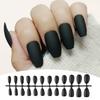 24Pcs Fake Nails Ultra-Thin Removable Matte Texture Vivid Color Unbreakable Wearable Press On Fake Nails DIY Manicure Tools Nail Supplies