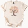 Tree of Life Graphic T Shirt Nature Art Tee Colorful Leaf Roots Earthy Design Fall Botanical Hand Drawn Shirt Artistic Apparel Unique Gift