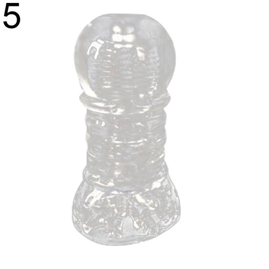 Transparent Soft Silicone Masturbator Aircraft Cup Men Penis Trainer Sex Toy