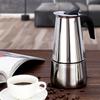 European-Style Stainless Steel Moka Pot - French Espresso Coffee Maker