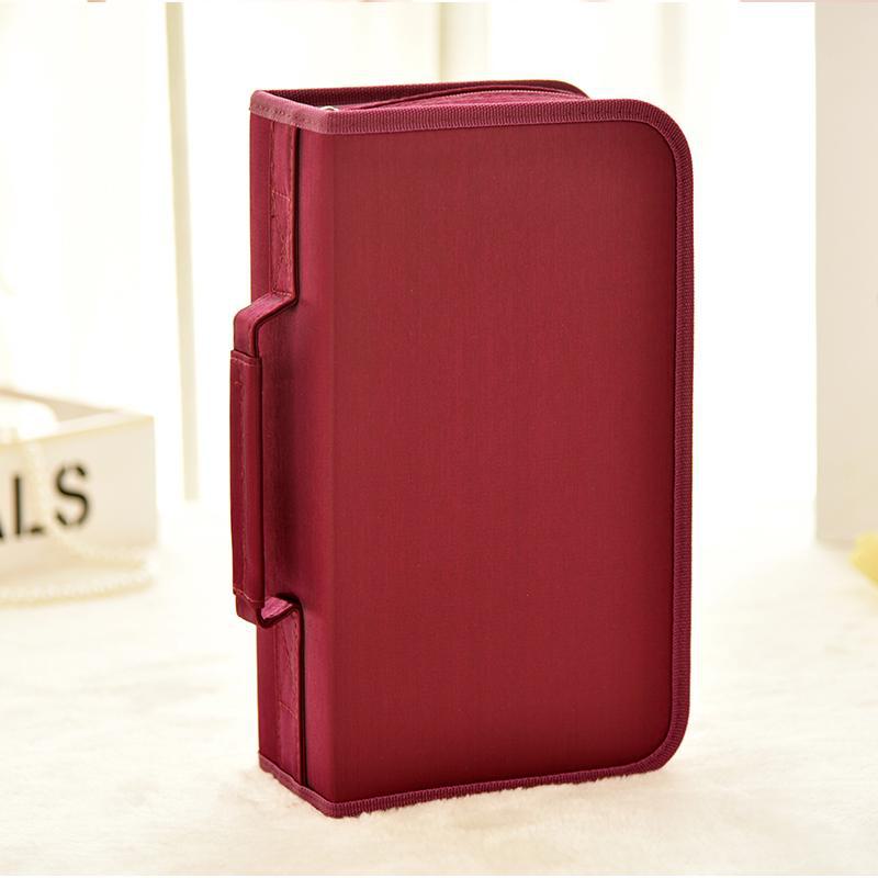 Сумка для хранения 128 CD/DVD Blu-ray дисков из мерсеризованной ткани