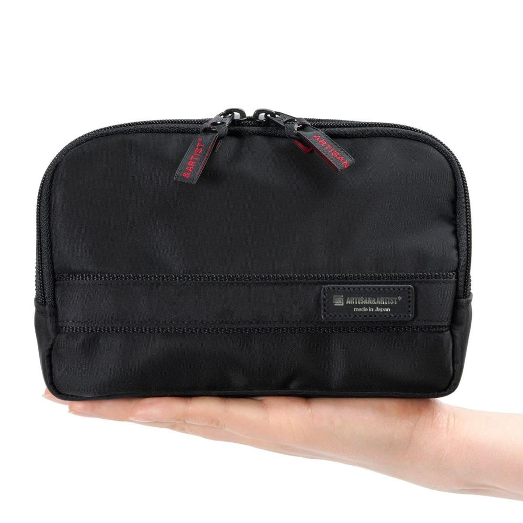 Cosmetic Pouch Brand Slope Shape Pouch Simple Basic & 4WP-BS110H Artisan&artist