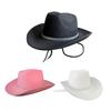 Hats Men Cowboy Hats Jazz Hat for Women Western Cowboy Hat Church Hat Model Show Cowboy Hat Felt Hat Adult Men Hat