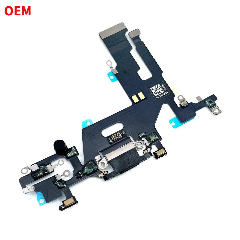 Для iPhone 11 11 11 Pro Max 11 Pro USB с Micro-портом зарядки, док-станция, шлейф с платой IC-микрофона, замена