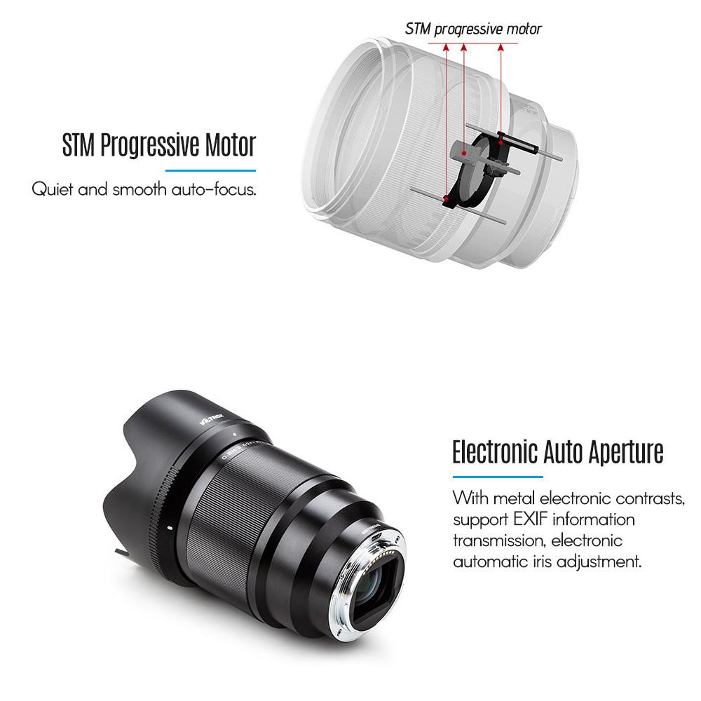 AF 85 1.8 II Профессиональный Полнокадровый Объектив с Фиксированным Фокусным Расстоянием для Камеры Sony E Mount с Блендой Металлические Электронные Контакты Фокальный