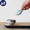 Mini Kiln Porcelain Teapot Ceramic Fingertip Tea Pot Small Tea Pet Teahouse Ornaments Kitchen Kettle