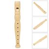 Traditional Flute Recorder Wooden Recorder Portable 6 Holes Clarinet Instrument Music Flute Kids Educational Toy