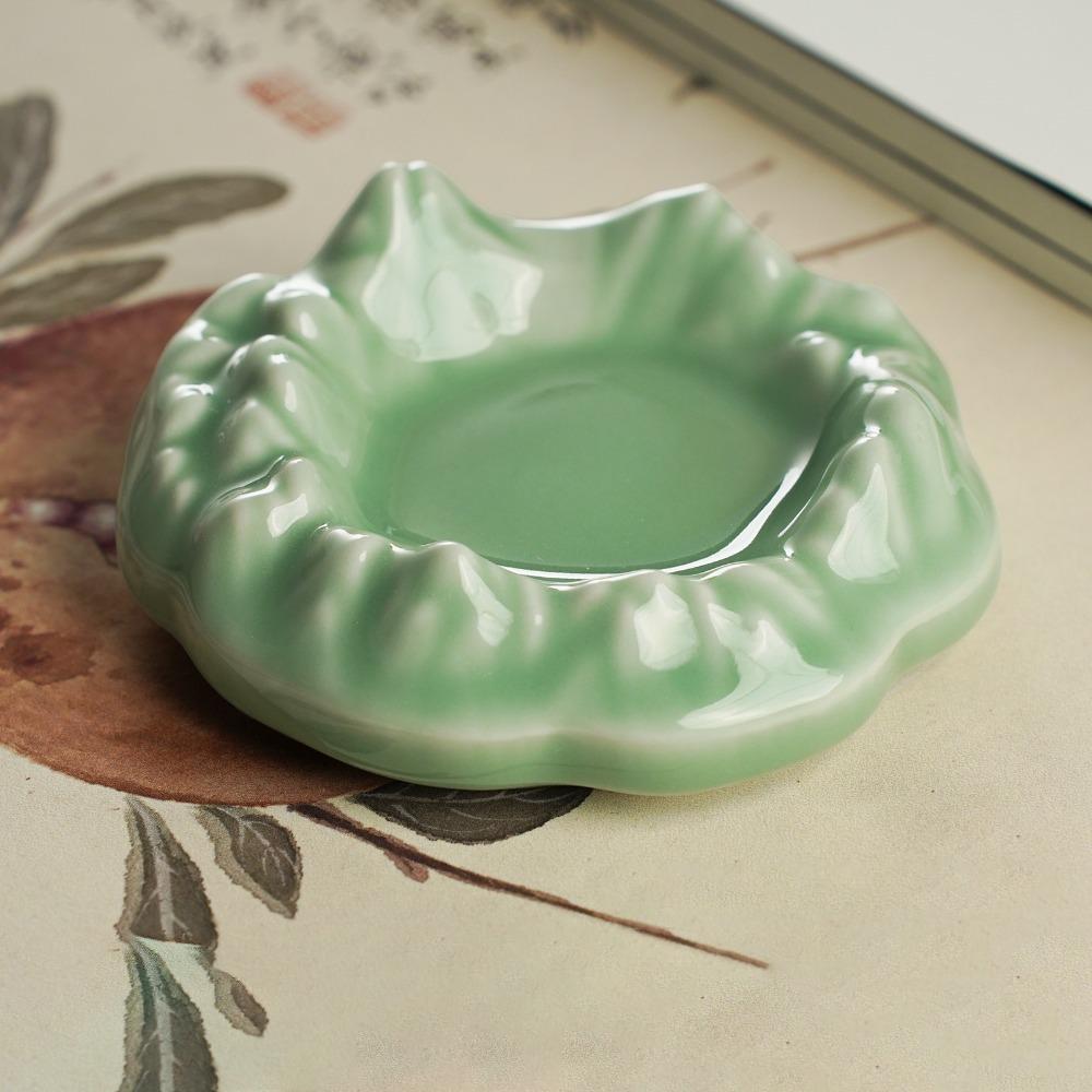 Ceramic Pen Rest Holder Ink Brush Painting Tool Creative Mountain Shaped Inkstone Calligraphy