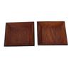 2Pcs Square Wooden Dessert Plate Japanese Style Wood Dessert Platter Cookie Snack Plate Large Size