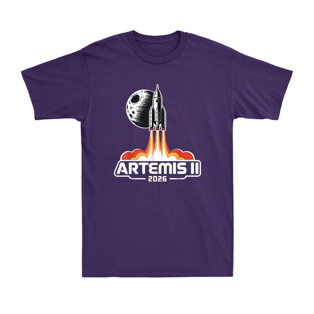 Artemis II Back to the Moon 2026 Space Unisexs TShirt