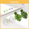 Leaf Acrylic Fashionable Earrings For Women Bold Butterfly Design Ideal Gifts For