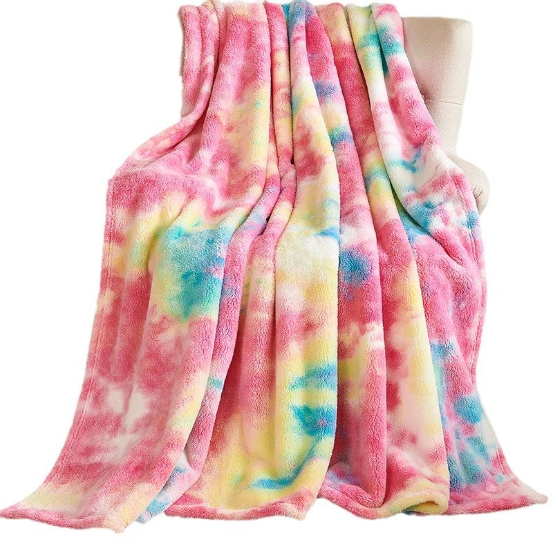 Одеяло, Плюшевое одеяло тай-дай, Теплое одеяло