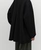 MUSINSA STANDARD WOMAN Women'S Cashmere Blend Handmade Half Balmacaan Robe Coat [Black]