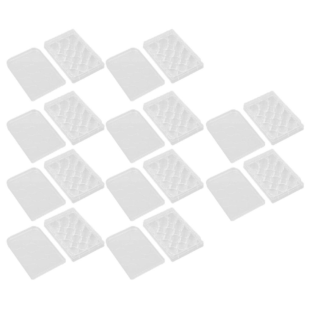 10 шт. Чашка Петри Толщина Равномерная Высокопрозрачная Чашка для Культуры Тканей с Крышкой для Лабораторной Биологической Комнаты