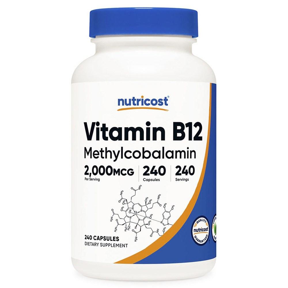 Nutricost Витамин B12 2000 мкг Капсулы 240 Таблеток 1 шт