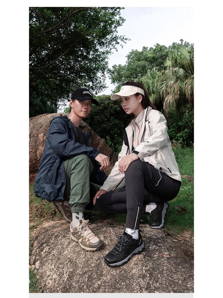 Унисекс дышащие противоударные походные и скалолазные ботинки - Большие размеры для активного отдыха, спорта и моды, туристическая обувь