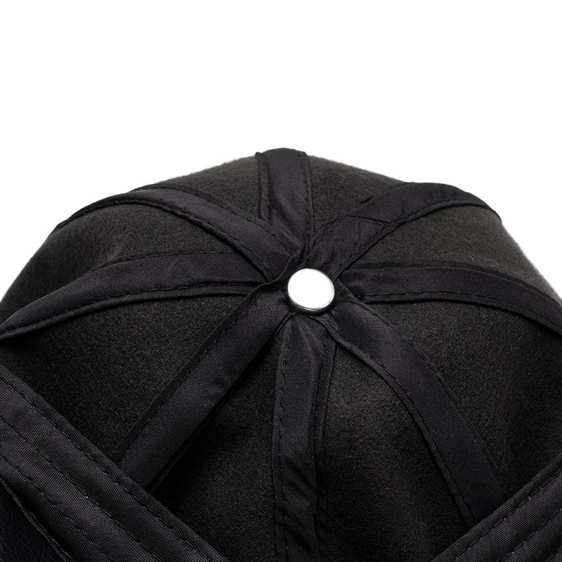 Осень-зима мужской бархатный теплый кожаный берет восьмиугольная кепка для папы