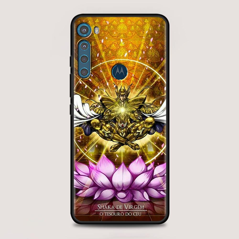 Чехол для MOTOROLA One Fusion для Moto G10 G9 G8 Plus Play Power One G20 G30 G40 G50 G60 Edge 20, чехол для телефона Saint Seiya, аниме