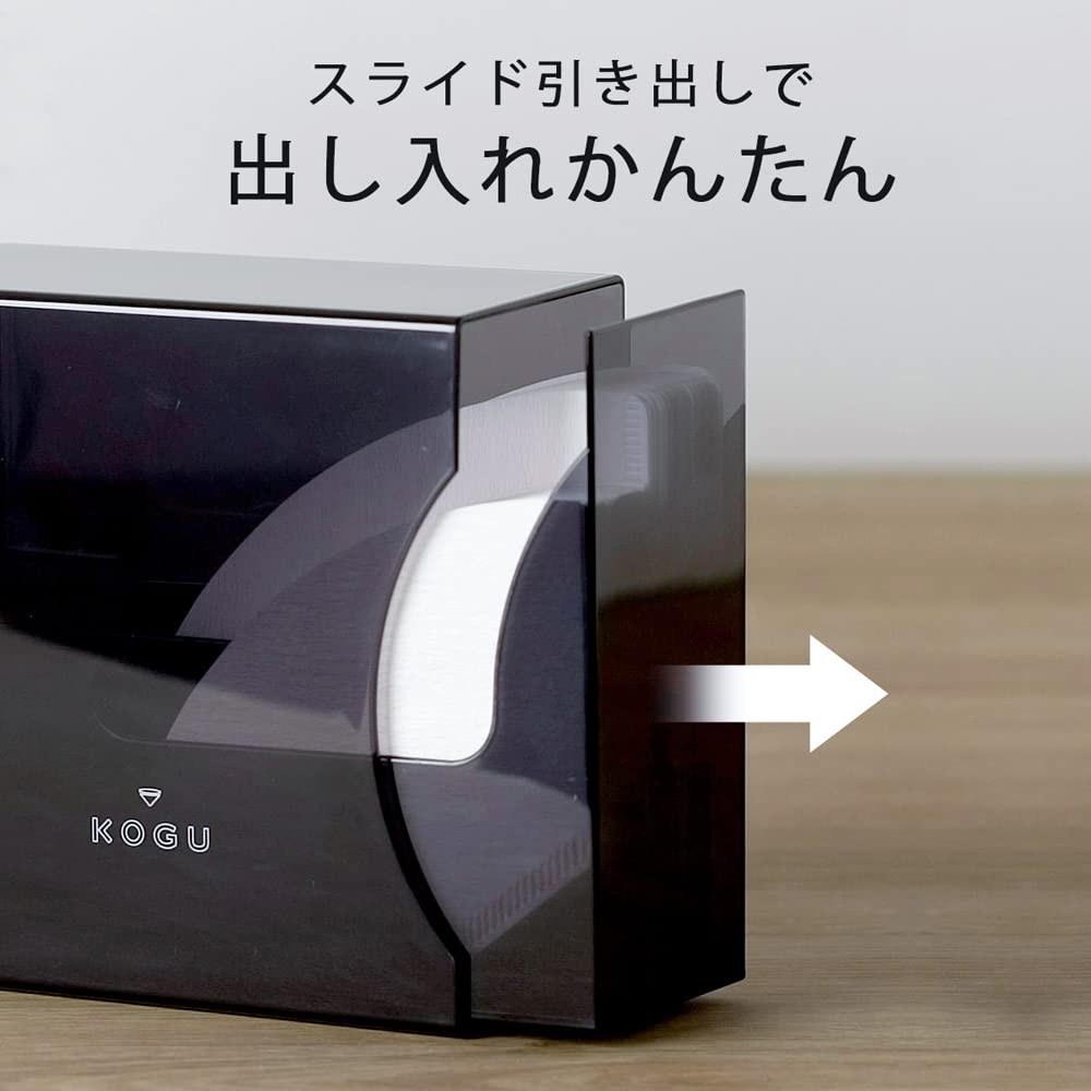 KOGU Кофейный фильтр Сделано в Вмещает 120 Идеальный подарок для Кейс Shimomura Kihan, Черный, Япония, Смола, 1-2 чашки, 2-4 чашки, Конический, Трапециевидный, Фильтры,