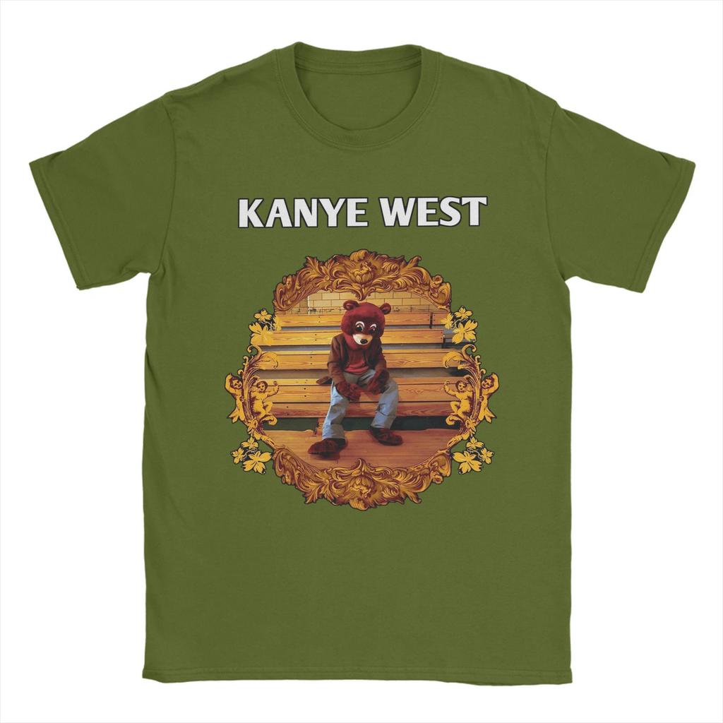 Футболки Kanye West для мужчин, хлопковые потрясающие футболки, футболки с круглым вырезом, топы с коротким рукавом для вечеринок