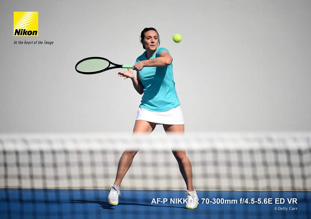 Nikon Телеобъектив с переменным фокусным расстоянием NIKKOR ED VR, совместимый с полноразмерными объективами AF-P 70–300 мм f/4,5–5,6E