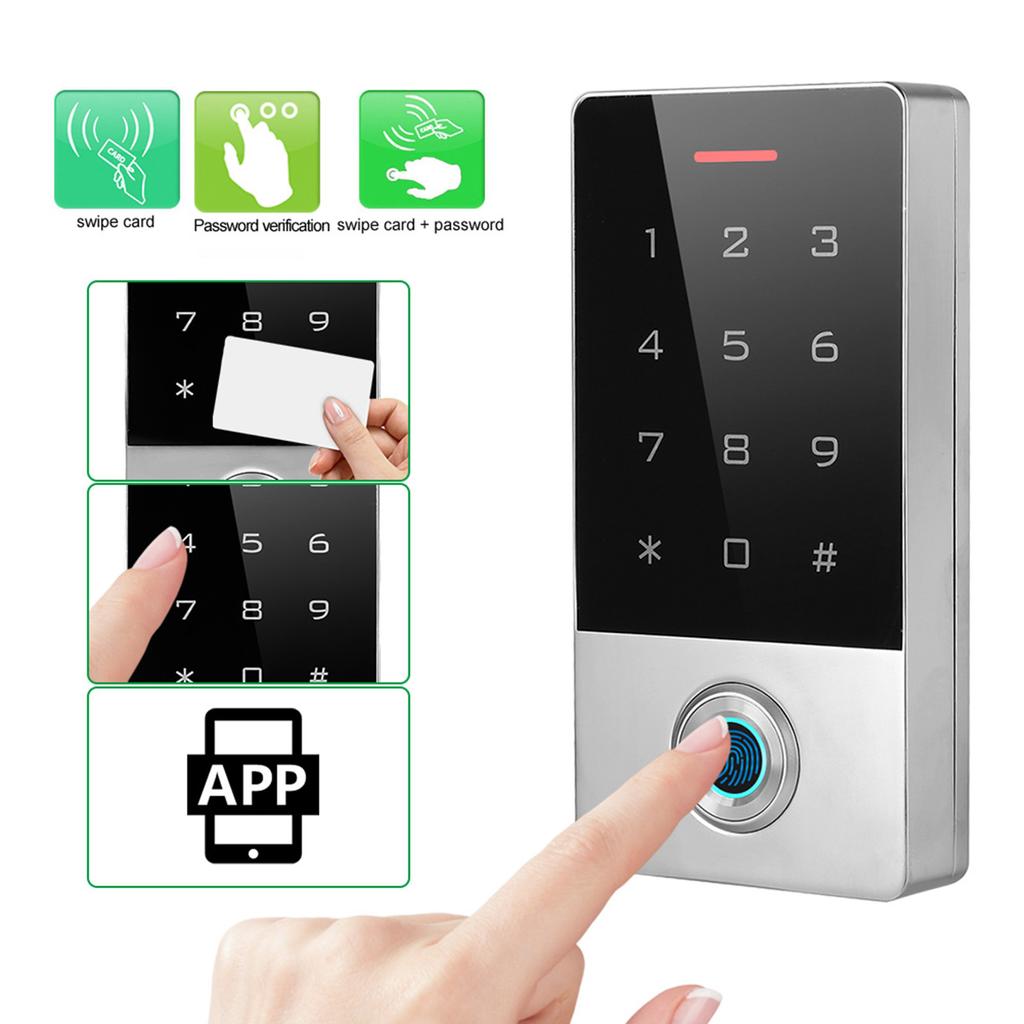 Metal Fingerprint Access Control Machine ID Card Password WIFI