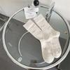 Женские гольфы в стиле Miu с бантом - Модные японские мешковатые носки для балета на осень