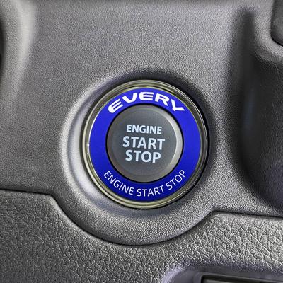 Кольцо кнопки запуска двигателя Suzuki Everyday DA17W DA17V, крышка из алюминиевого сплава, термостойкая двухсторонняя