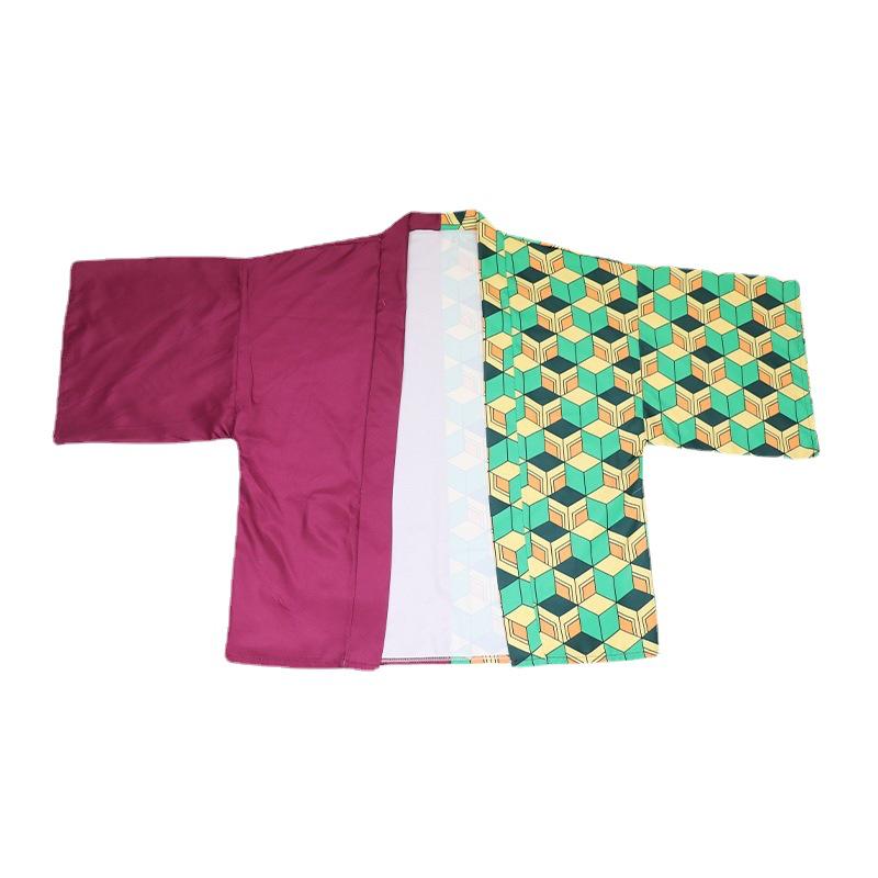 Плащ Хаори Истребитель демонов: Синобу, Тандзиро и Гию Плащ-пижама