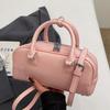 Весна 2025 Новая Корейская Версия Простая Портативная Сумка для Боулинга Женская Универсальная Сумка-Мессенджер Премиум Класса в Иностранном Стиле для Поездок на Работу