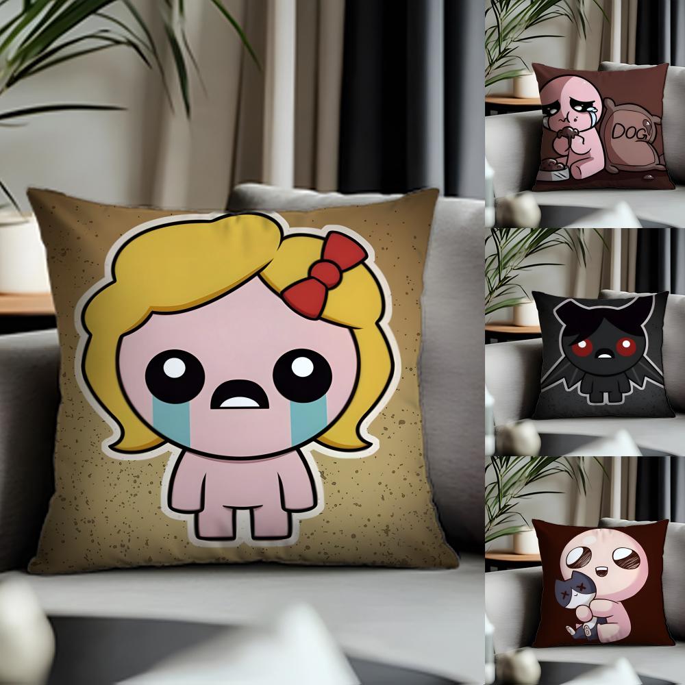 Горячая Наволочка для Подушки The Binding of Isaac Пыленепроницаемая Наволочка Невидимая Молния Шелковистый Короткий Плюш Чехол на Подушку Дивана