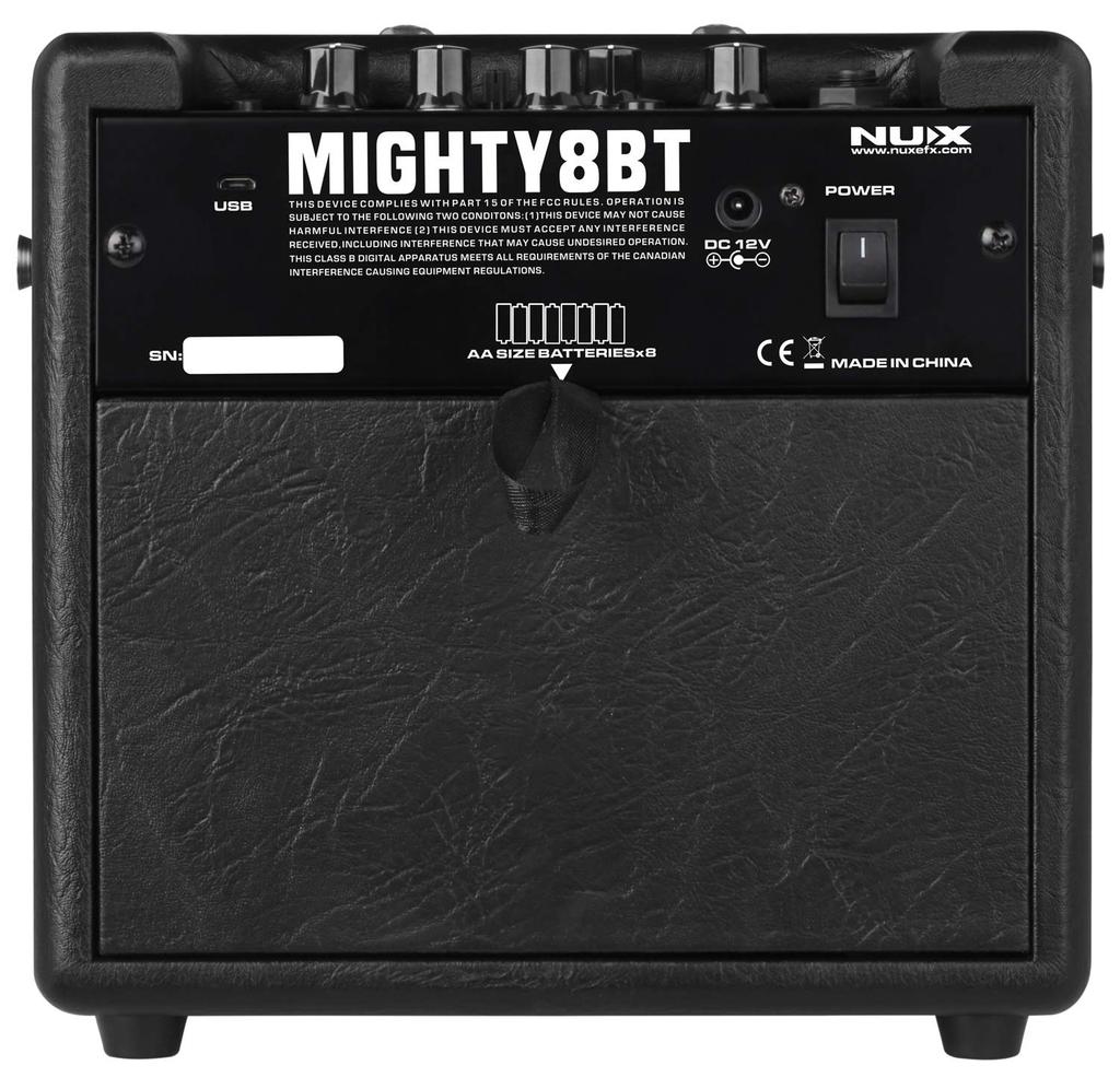 Портативный гитарный усилитель NUX Mighty 8 BT