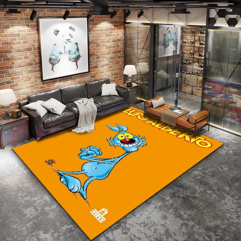 Lupo Alberto Carpet Rug for Living Room Bedroom Home Sofa Decoration,Kids play Nonslip Floor Mat