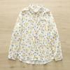 Женские хлопковые рубашки с цветочным принтом, блузки, повседневные женские топы, женская одежда с длинными рукавами, весна-осень