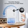 1100ML Large Capacity Intelligent Dehumidifier LCD Screen Display Air Purifier Household Quiet Cycle Air Dryer Machine