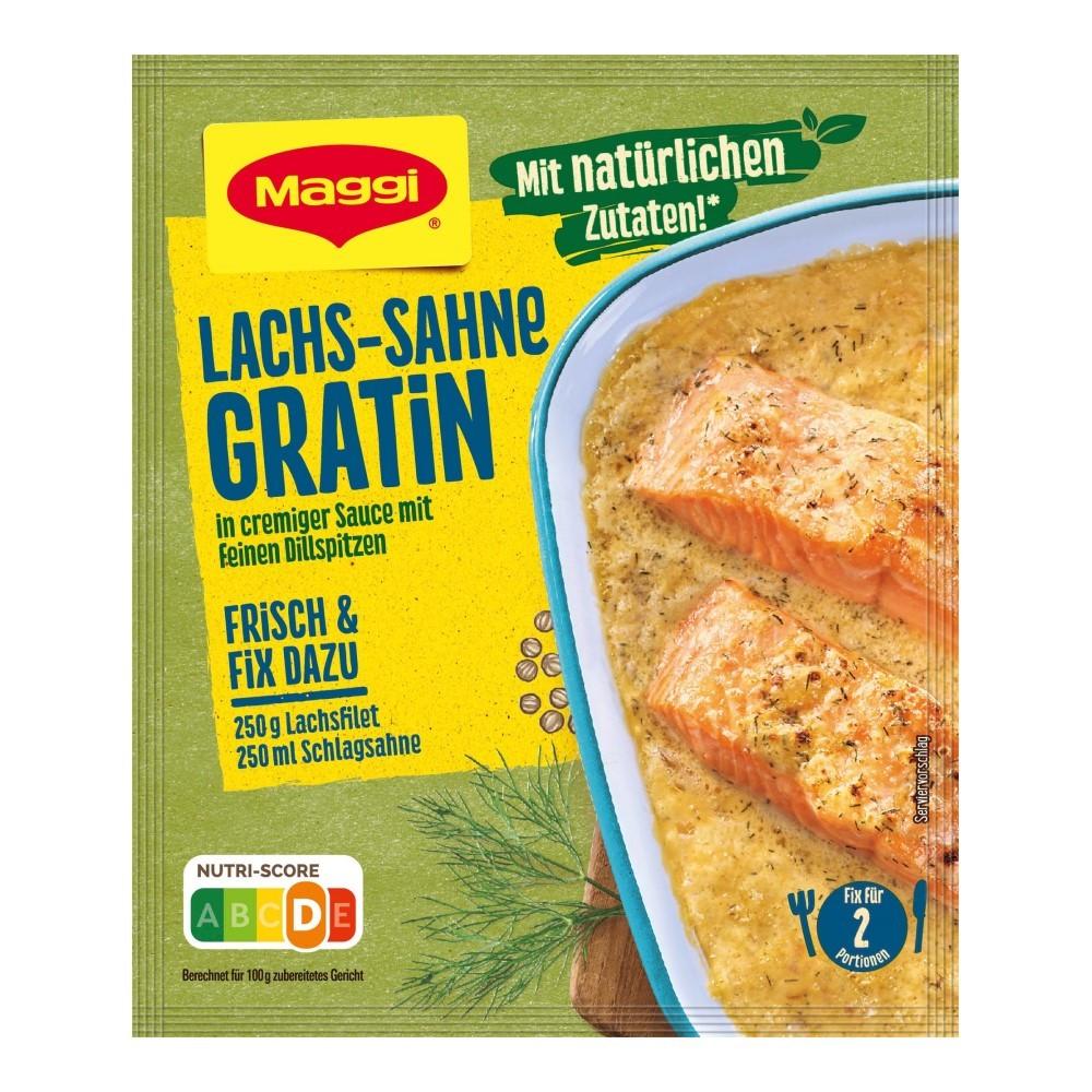 Немецкий соус-заправка Maggi Fix - Лососевый сливочный гратен 26 г (2 порции)