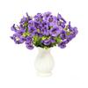 10Pcs/Set Fake Plants Artificial Pansy Flowers Simulated Violet Bouquet  Photography Props