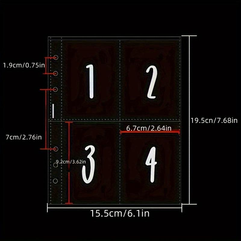 100 Envelopes Money Saving Challenge A5 Binder Inserts for A5 6-Ring Printed 1-100 Cash Stuffing Money Pouches Clear Sleeves
