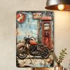 Vintage Motorcycle Metal Tin Sign Retro Wall Art for Home Bar Garage xcm