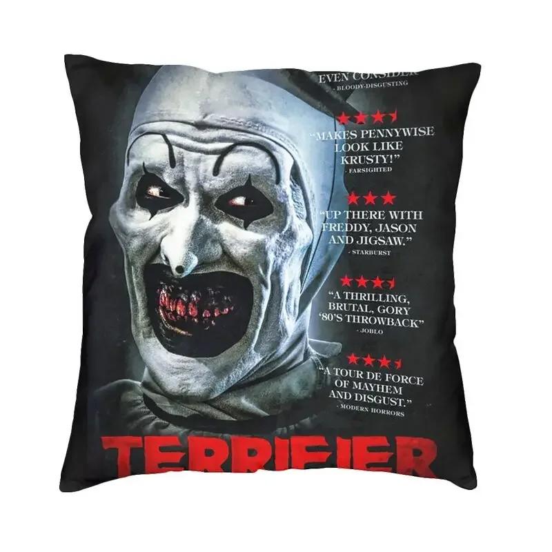 Ужасы Фильм Искусство Ужасов Слэшер Хэллоуин Подушка Чехол Диван Гостиная Квадратный Наволочка 40x40 Наволочки