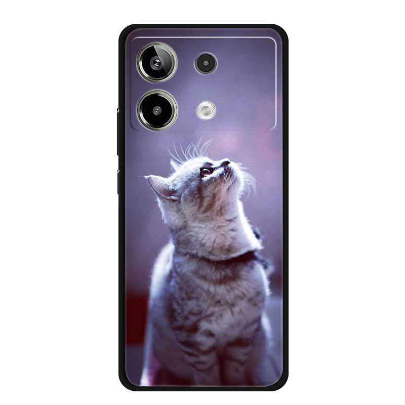 Чехол для Redmi Note 13R Pro Животные Мягкий силиконовый ТПУ Чехлы для телефона Задняя крышка Для Xiaomi Redmi Note13R Pro Волк Защитник fundas