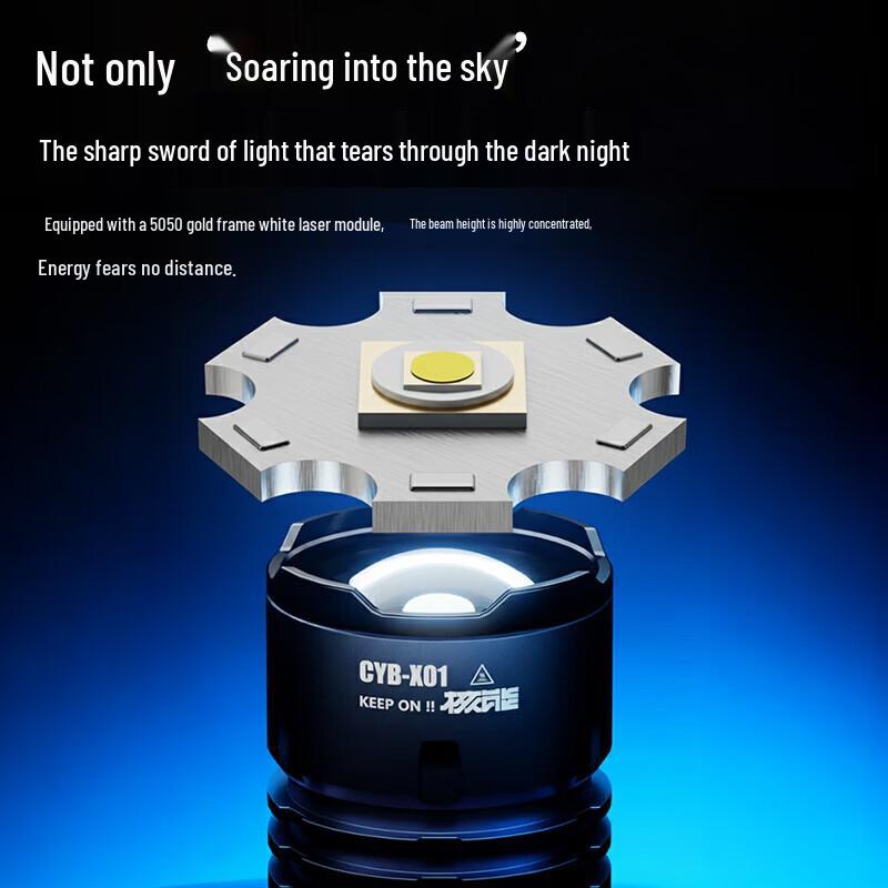 Сверхяркий зуммируемый фонарь SkyFire Canglong Xiaguang