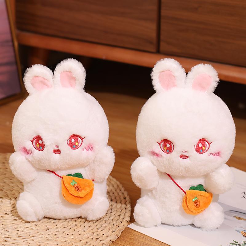Новая Милая Маленькая Белая Кролик Плюшевая Кукла Сумка Игрушка Креативная Кукла Кролик