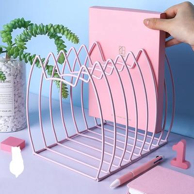 Kawaii Cat металлическая книга журнал подставки для книг подставка для книг держатель книжная полка настольный органайзер для хранения полка