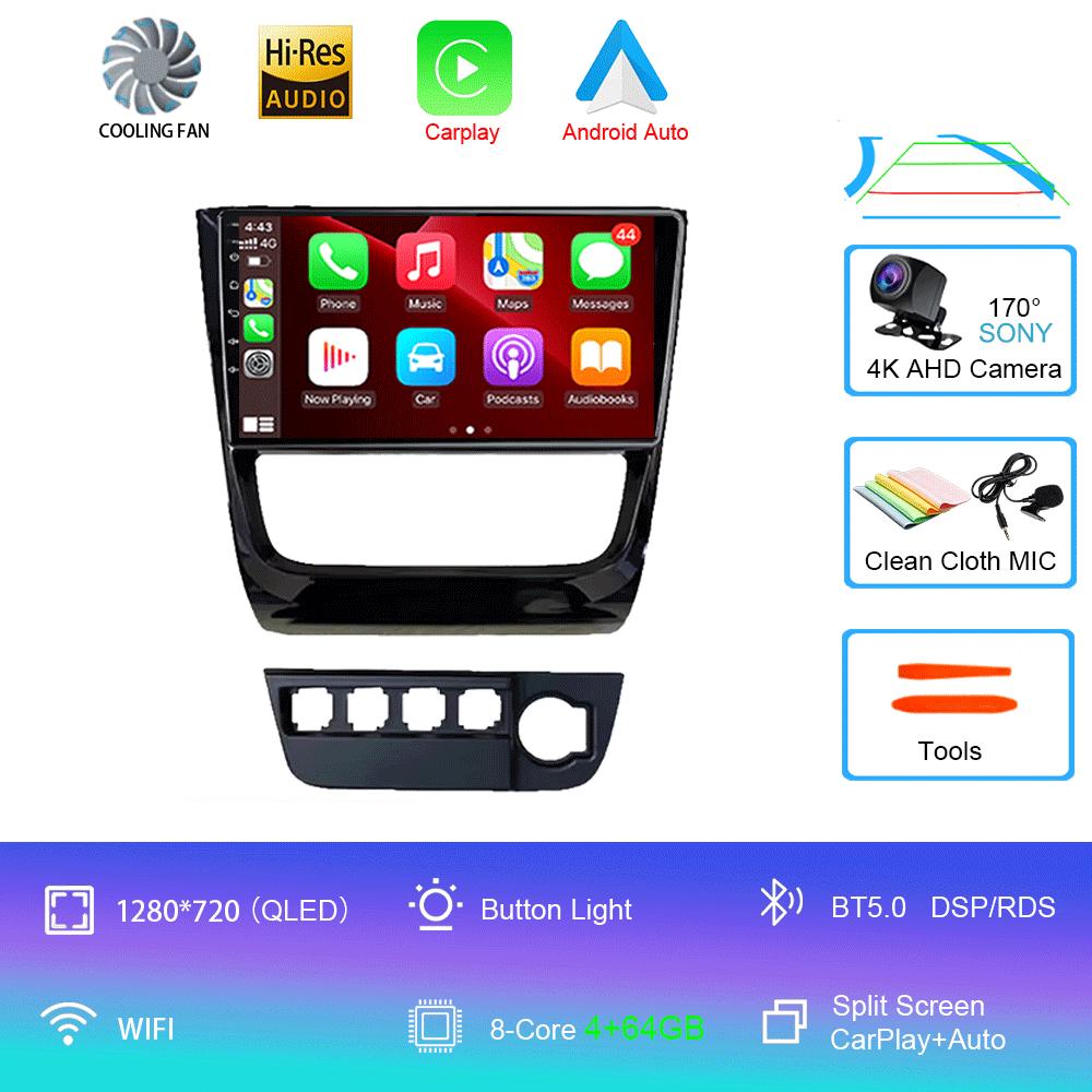 Автомобильное радио Android 14 для Volkswagen Golf GC 2010-2019 Мультимедийный проигрыватель Carplay GPS Навигация 4G WIFI Авто Стерео DSP IPS Экран