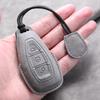 Leather Car Remote Key Case Cover for Ford Focus 3 4 ST Mondeo MK3 MK4 Fiesta Fusion Kuga Ecosport Protect Key Fob Keychain