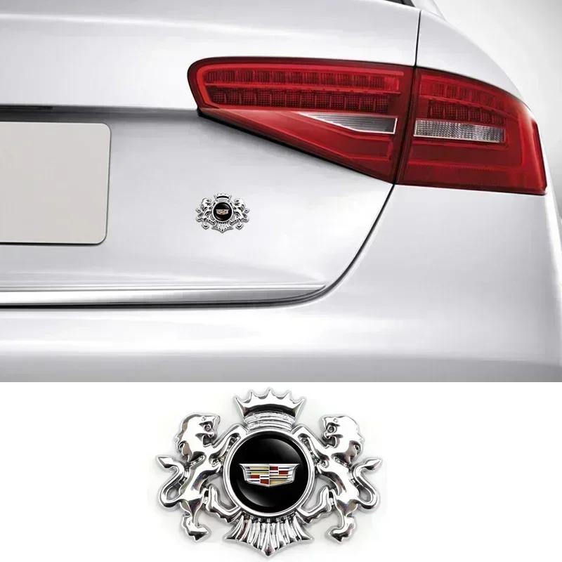 AABHP1 Car Badge 3D Sticker Decal for Cadillac ATS CTS DTS STS SLS SLR XLR BLS Seville Escalade Tiburon CT6 Accessories