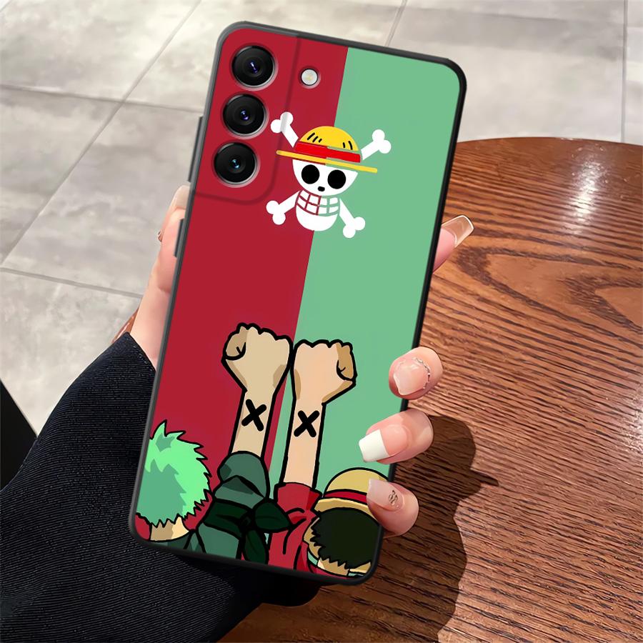 Ones Pieces Luffys Zoros Cartoon Case for Samsung Galaxy A34 A12 A13 A72 A73 A17 A24 A14 A15 A51 A52 A23 A54 A71 A16 Phone Cover